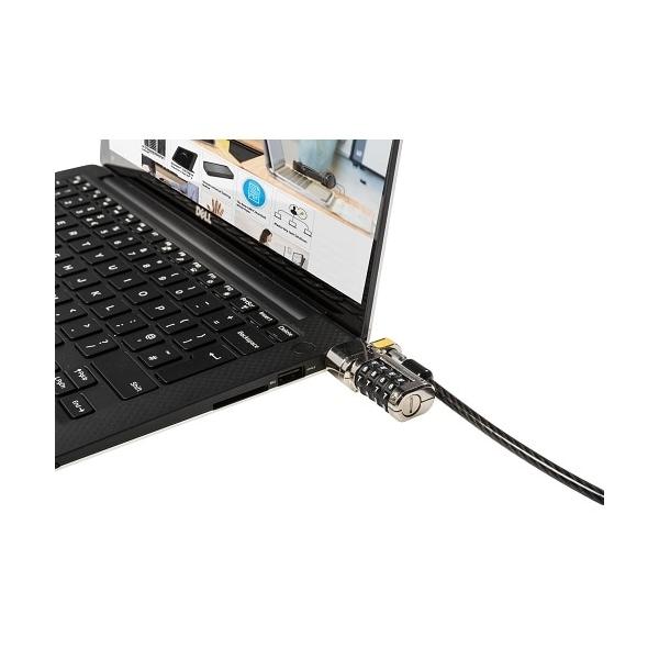 DELL 461-AAEU cavo di sicurezza Nero, Acciaio inox 1,8 m (461-AAEU cable lock Black, - Chrome 1.8 m - Warranty: 12M)Dell461-AAEU
