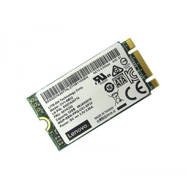 Lenovo 7N47A00129 drives allo stato solido 32 GB M.2 Serial ATA III MLC (ThinkSystem M.2 32GB SATA 6Gbps Lite-On CV1 Non-Hot Swap SSD FRU 00YK352)Lenovo7N47A00129