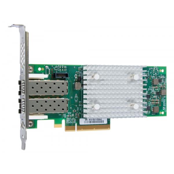 Lenovo 7ZT7A00518 scheda di rete e adattatore Interno Fibra 32000 Mbit/s (LENOVO THINKSYSTEM QLOGIC QLE2742,HBA PCIe 3.0 x8 LP 32Gb FC SFP+ x2)Lenovo7ZT7A00518