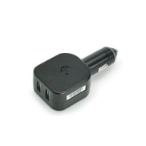 Zebra CHG-AUTO-USB1-01 Caricabatterie per dispositivi mobili PDA Nero Accendisigari (CIGARETTE LIGHTER ADAPTER, - 5V, 2.5A, TWO TYPE A USB - PORTS.)ZebraCHG-AUTO-USB1-01