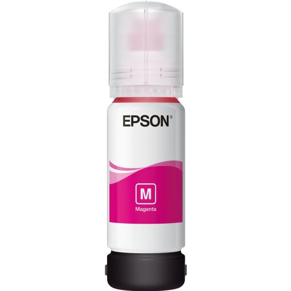 Epson 106 EcoTank Magenta ink bottle (106 ECOTANK MAGENTA - INK BOTTLE 1 X 70ML)EpsonC13T00R340