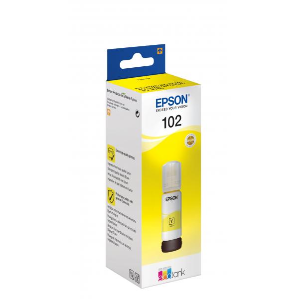 Epson 102 EcoTank Yellow ink bottle (OEM Epson 102 Yellow Ecotank Original Ink Bottle C13T03R440)EpsonC13T03R440