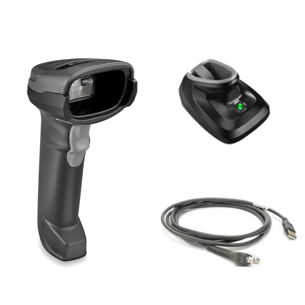 Zebra DS2278 Lettore di codici a barre portatile 1D/2D LED Nero (Zebra DS2278-SR Handheld Scanner-USB-Blth-W.Stand)ZebraDS2278-SR7U2100PRW
