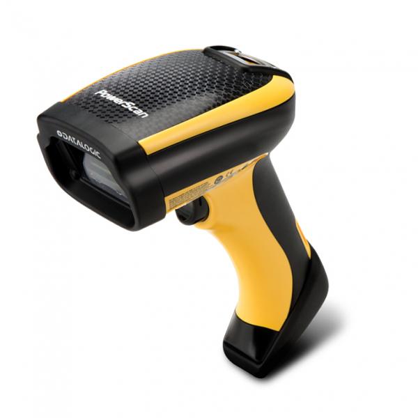 Datalogic PowerScan PM9100 Lettore di codici a barre portatile 1D LED Nero, Giallo (Datalogic PowerScan PM9100 - USB Kit -)DatalogicPM9100-433RBK10