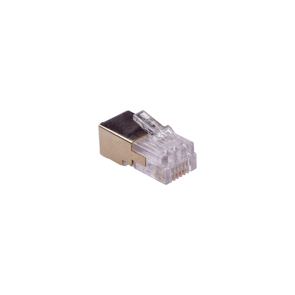 Axis 01182-001 cavo di collegamento RJ-12 Oro, Bianco (RJ12 PLUG SHIELDED 10 PCS - .)Axis733102106173601182-001