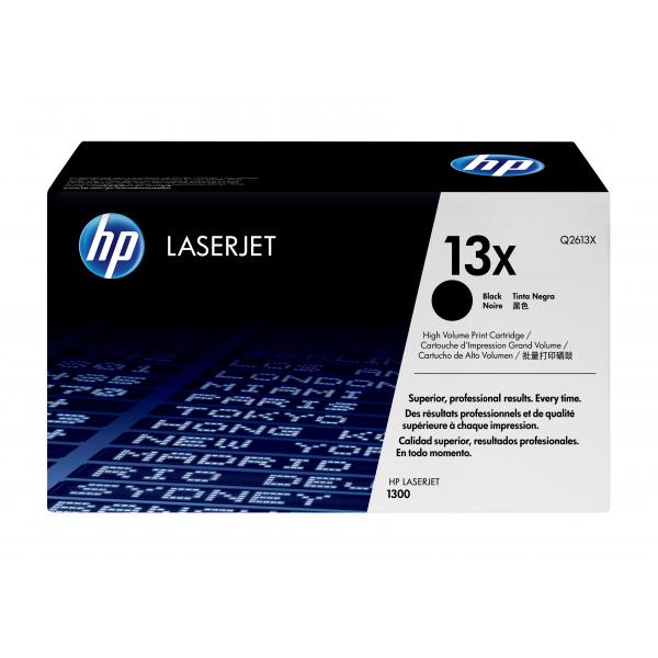 HP Cartuccia Toner originale nero ad alta capacità LaserJet 13X (Toner HP 13X / Q2613X Black)HpQ2613X