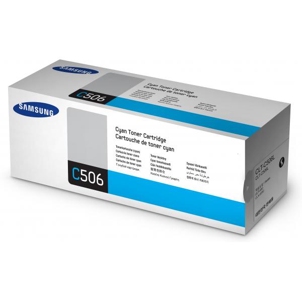 Samsung Cartuccia toner ciano originale HP CLT-C506L ad alta capacità (SAMSUNG CLT-C506L CYAN TONER HIGH YIELD)HpSU038A
