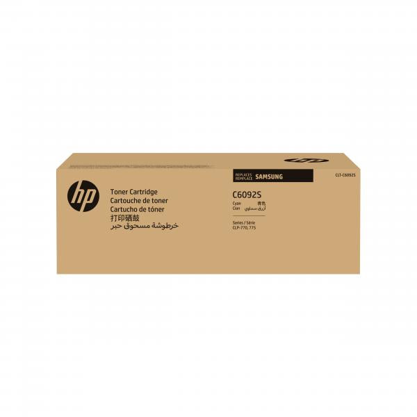 Samsung Cartuccia toner ciano originale HP CLT-C6092S (SA CLT-C6092S CYAN TONER - SAMSUNG)HpSU082A