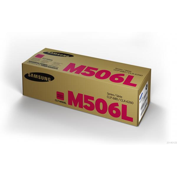 Samsung Cartuccia toner magenta a resa elevata CLT-M506L (OEM Samsung CLT-M506L SU305A Magenta 3500 Pages Original Toner)Samsung0191628429189SU305A