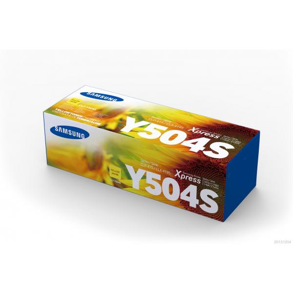 Samsung Cartuccia toner giallo originale HP CLT-Y504S (SA CLT-Y504S YELLOW TONER - SAMSUNG)HpSU502A