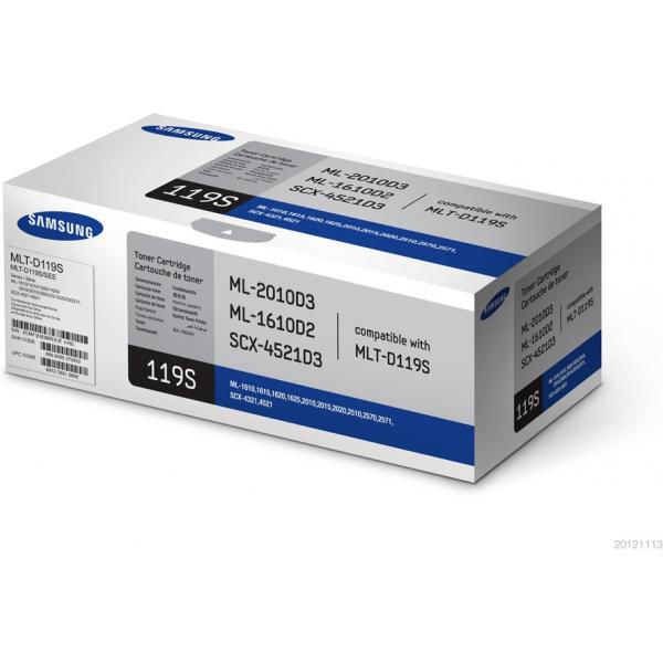 Samsung Cartuccia toner nero MLT-D119S (Toner/MLT-D119S BK - **New Retail** - Warranty: 12M)HpSU863A