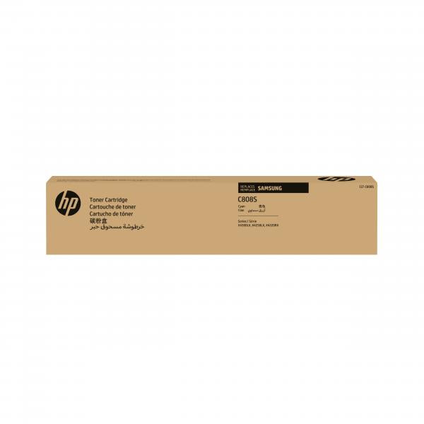 Samsung Cartuccia toner ciano originale HP CLT-C808S (SA CLT-C808S CYAN TONER - SAMSUNG)HpSS560A