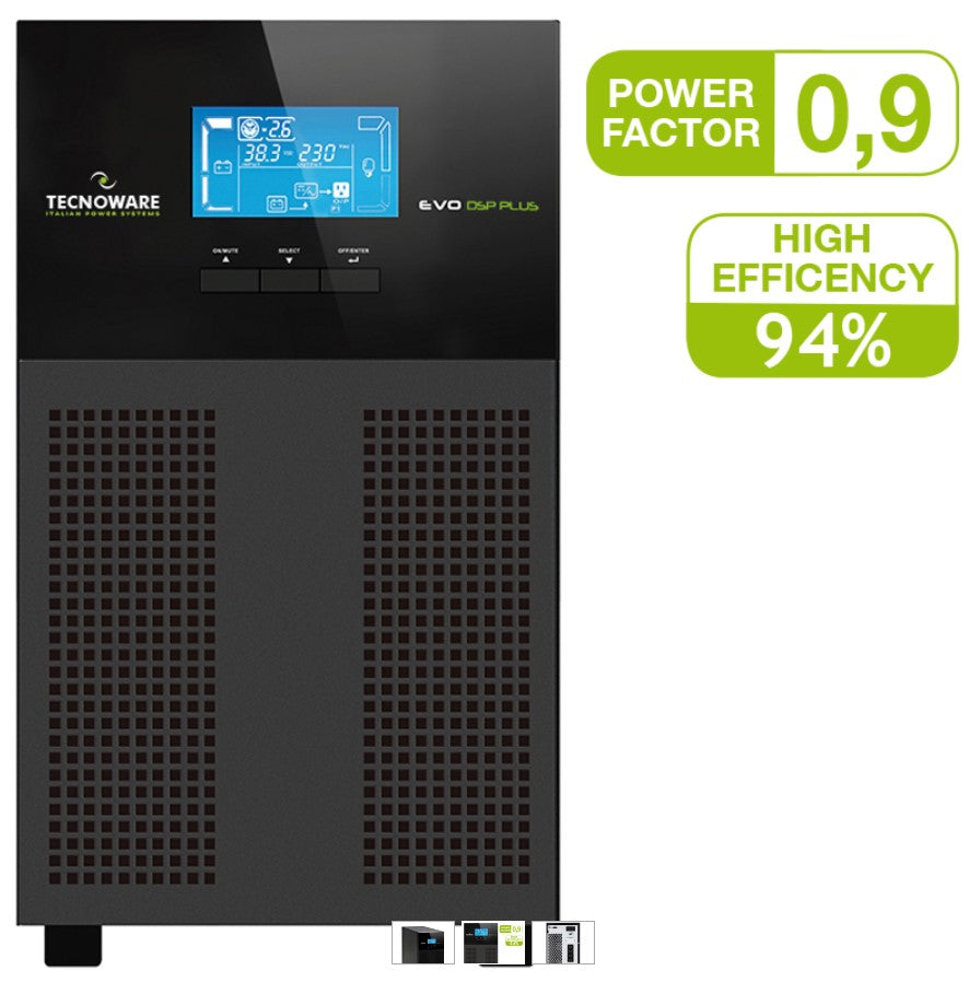 TECNOWARE UPS EVO DSP PLUS 3.600 ON LINE IN VERSIONE DESK