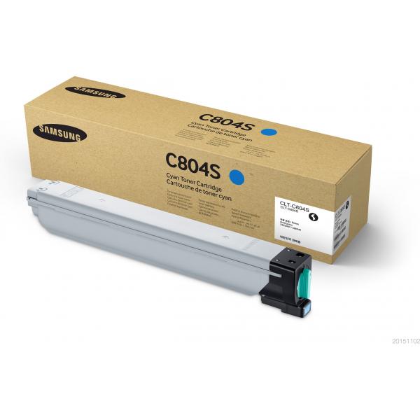 Samsung Cartuccia toner ciano originale HP CLT-C804S (SAMSUNG CLT-C804S CYAN TONER)HpSS546A
