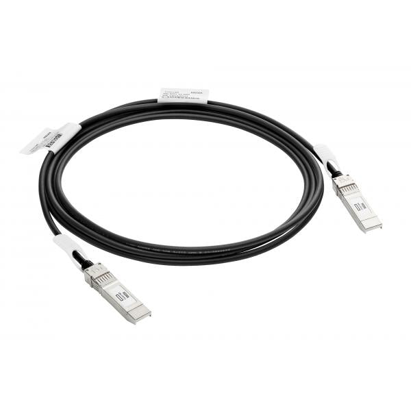 HPE Aruba Networking 10G SFP+ to SFP+ 7m Direct Attach Copper Cable (HPE Aruba Direct Attach Copper Cable - 10GBase direct attach cable - SFP+ to SFP+ - 7 m - for HPE Aruba 2930M 24 Smart Rate POE+ 1-Slot, 8320)HpeJ9285D