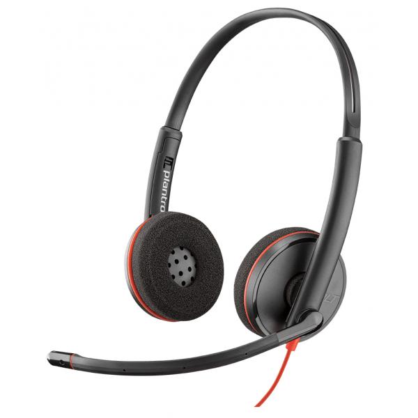 POLY Blackwire 3220 Auricolare Cablato A Padiglione Musica e Chiamate USB tipo A Nero (Blackwire C3220 USBA Headset - re 3220, Headset, Head-band, - Calls & Music, Black, Binaural, In-line control unit - Warranty: 24M)Hp Poly0017229162747209745-22