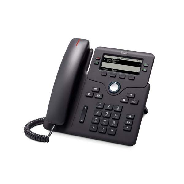 Cisco 6851 telefono IP Nero 4 linee Wi-Fi (CISCO 6851 PHONE - FOR MPP SYSTEMS) - Versione TedescaCisco0889728068338CP-6851-3PCC-K9=