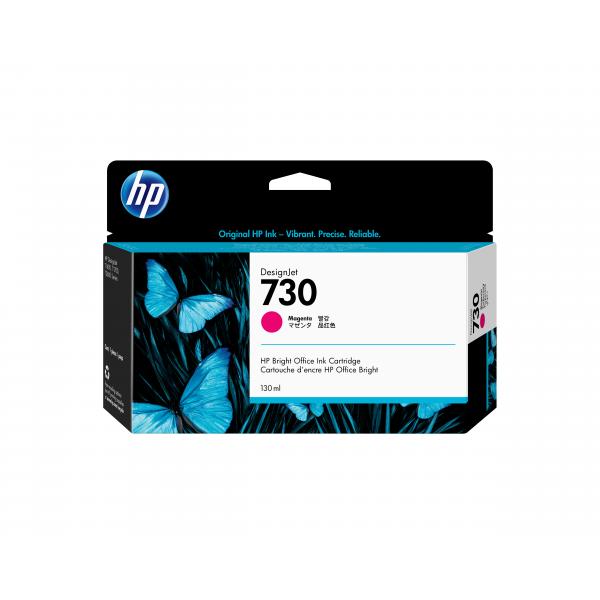 HP Cartuccia di inchiostro magenta DesignJet 730 da 130 ml (HP 730 - 130 ml - magenta - originale - DesignJet - cartuccia d'inchiostro - per DesignJet SD Pro MFP, T1600, T1600dr, T1700, T1700dr, T1708, T1708dr, T2600, T2600dr)HpP2V63A