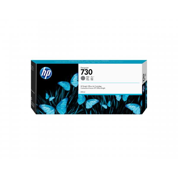 HP Cartuccia di inchiostro grigio DesignJet 730 da 300 ml (HP 730 300-ML GRAY DESIGNJET INK CARTRIDGE)HpP2V72A