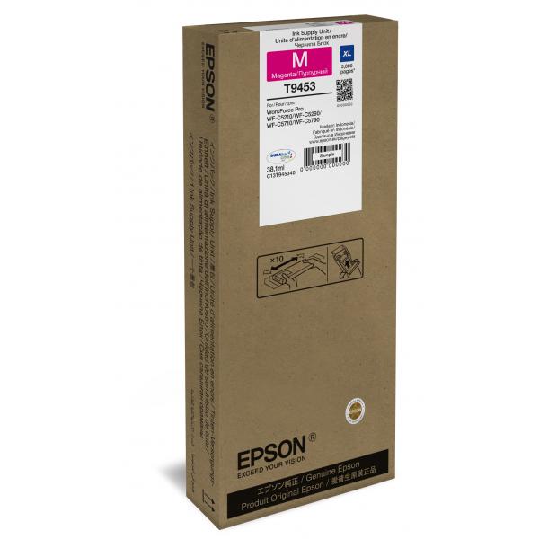 Epson WF-C5xxx Series Ink Cartridge XL Magenta (Epson Ink Cartridges, DURABrite Ultra, T9453, Singlepack, 1 x 38.1 ml Magenta, XL)EpsonC13T945340