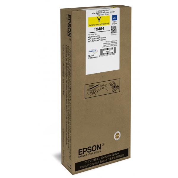 Epson WF-C5xxx Series Ink Cartridge XL Yellow (EPSON WF-C5000 XL YELLOW INK T9454)EpsonC13T945440