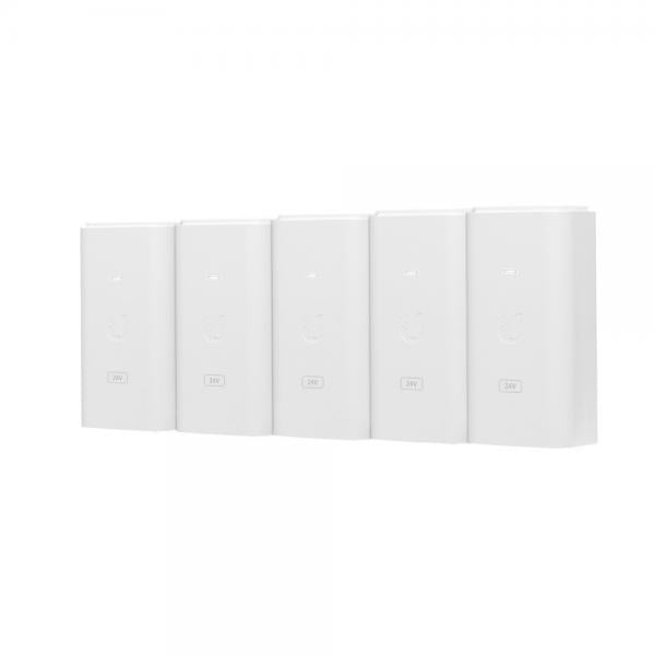 Ubiquiti POE-24-24W Fast Ethernet 24 V (PoE Injector, 24VDC, 24W - 5-Pack - Warranty: 24M)UbiquitiPOE-24-24W-5P