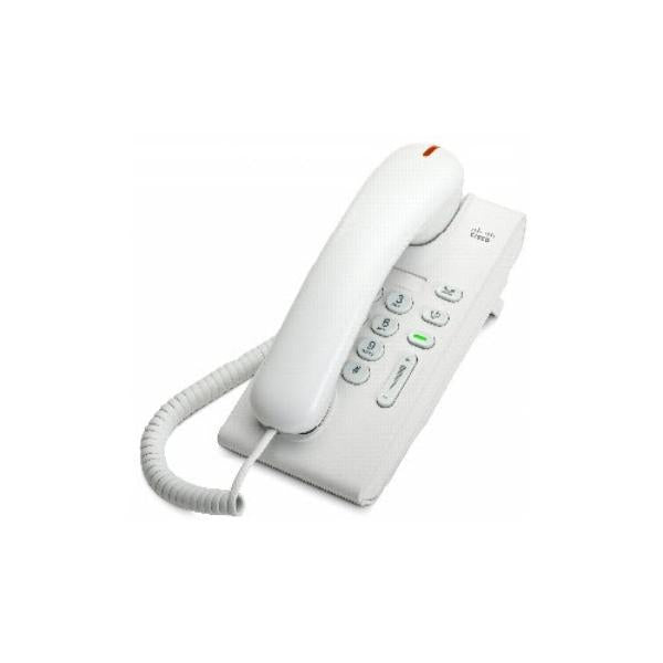 Cisco 6901 telefono IP Bianco (CISCO UC PHONE 6901 WHITE - STANDARD HANDSET) - Versione TedescaCisco0882658289231CP-6901-W-K9=