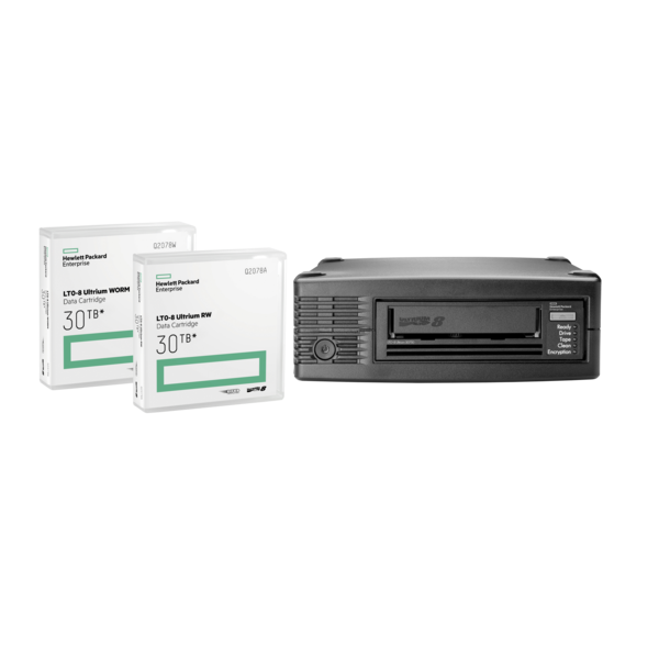 HPE StoreEver LTO-8 Ultrium 30750 External Tape Drive (HPE STOREEVER LTO-8 ULTRIUM 30750 - SAS,TAPE DRIVE)HpeBC023A