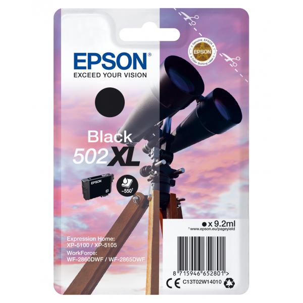 Epson Singlepack Black 502XL Ink (EPSON 502XL BLACK INK BINOCULARS)EpsonC13T02W14010