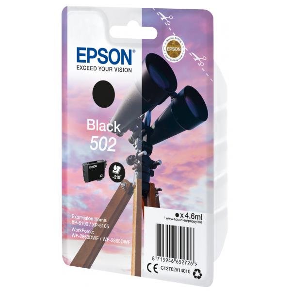 Epson Singlepack Black 502 Ink (EPSON 502 BLACK INK BINOCULARS)Epson8715946652726C13T02V14010