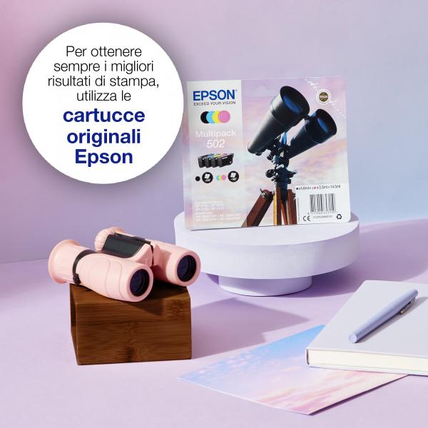 Epson Multipack 4-colours 502 XL Black/Std. CMY (Epson 502/502XL Multipack - 4 pakker -)Epson8715946653235C13T02W94010