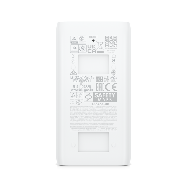 Ubiquiti U-POE-AF adattatore PoE e iniettore Gigabit Ethernet 48 V (Ubiquiti PoE Adapter/Injector U-POE-AF 48VDC 15,4W Gigabit)UbiquitiU-POE-AF