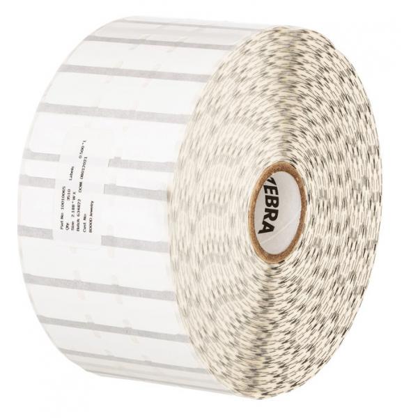 Zebra 8000D Jewelry Bianco Etichetta per stampante autoadesiva (8000D JEWELRY 56X13MM FLAPS - 3510 LBL/ROLL C-25MM BOX OF 6)Zebra10010065