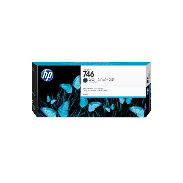 HP Cartuccia di inchiostro nero opaco DesignJet 746 da 300 ml (HP 746 300-ML MATTE BLACK - INK CARTRIDGE)HpP2V83A