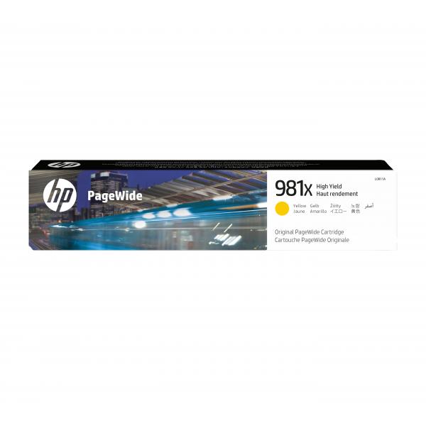 HP Cartuccia giallo originale ad alta capacità 981X PageWide (INK CARTRIDGE 981X YELLOW - HIGH YIELD)HpL0R11A