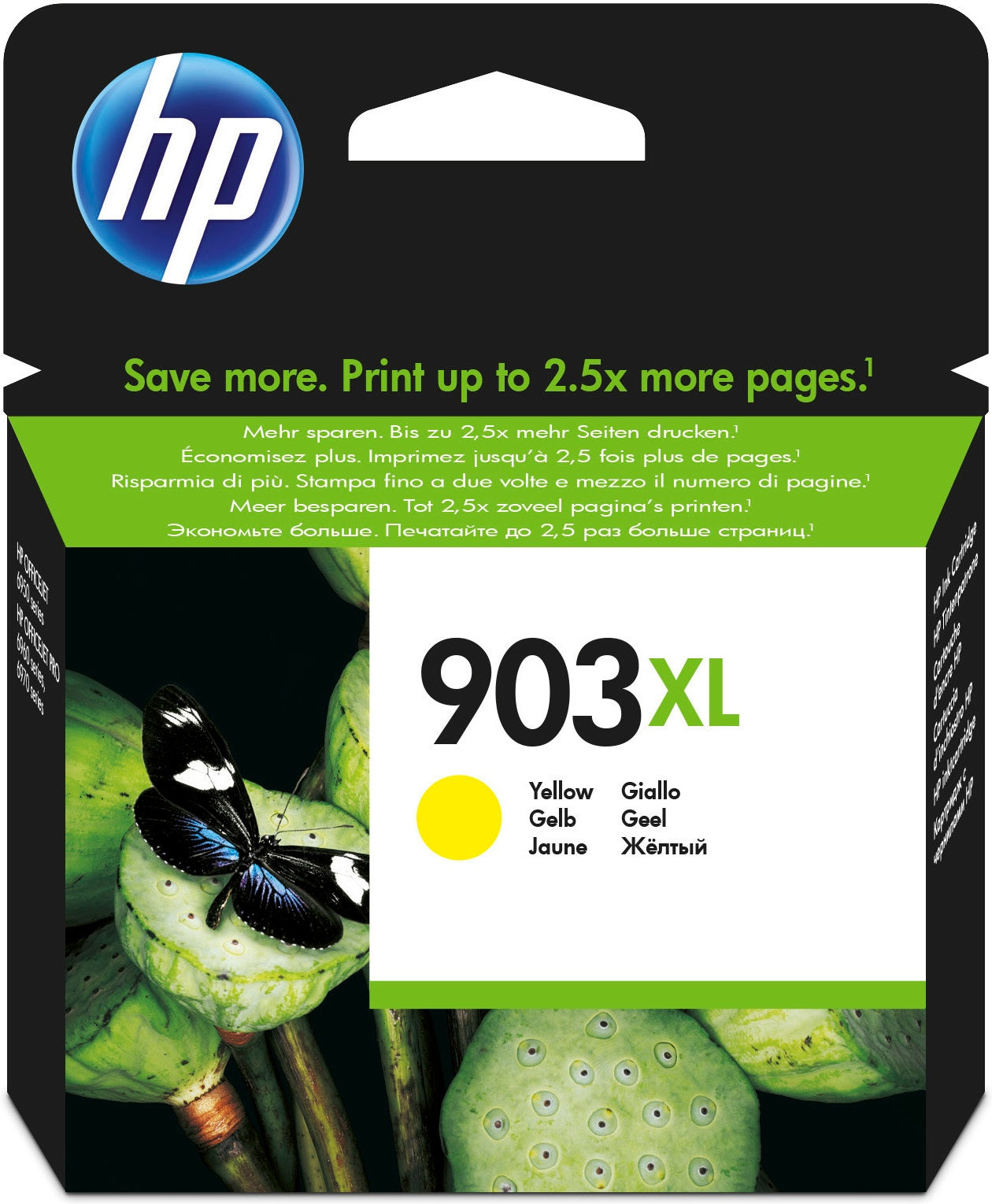 HP Cartuccia di inchiostro giallo originale ad alta capacità 903XL (HP 903XL YELLOW INK CARTRIDGEE HIGH YIELD)HpT6M11AE