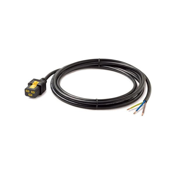 APC AP8759 cavo di alimentazione Nero 3 m (POWER CORD LOCKING - C19 TO REWIREABLE 3.0M)ApcAP8759