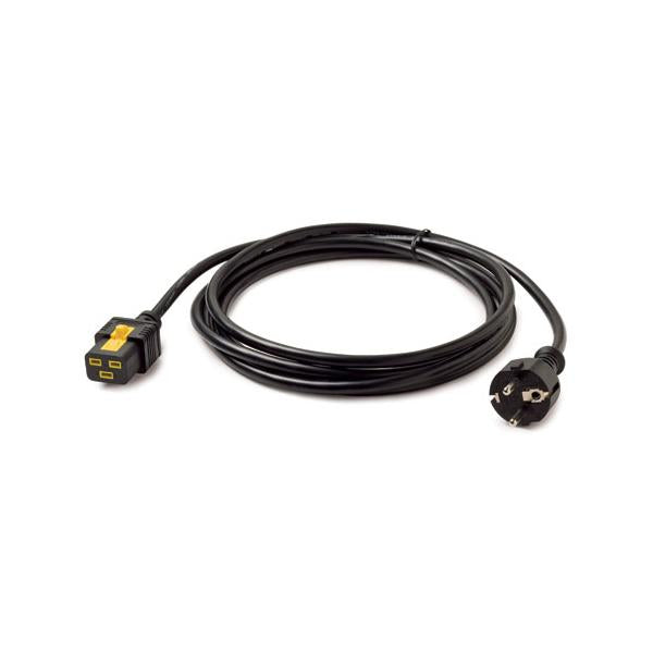 APC AP8755 cavo di alimentazione Nero 3,05 m (POWER CORD LOCKING - C19 TO CEE/7 SCHUKO 3.0M)ApcAP8755