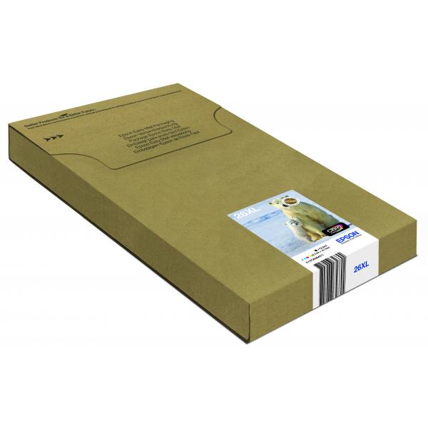 Epson Polar bear Multipack 4 colori EasyMail Claria Premium Orso bianco 26XL (Epson Multipack 26XL EasyMail - 4 pakk)Epson8715946656694C13T26364511