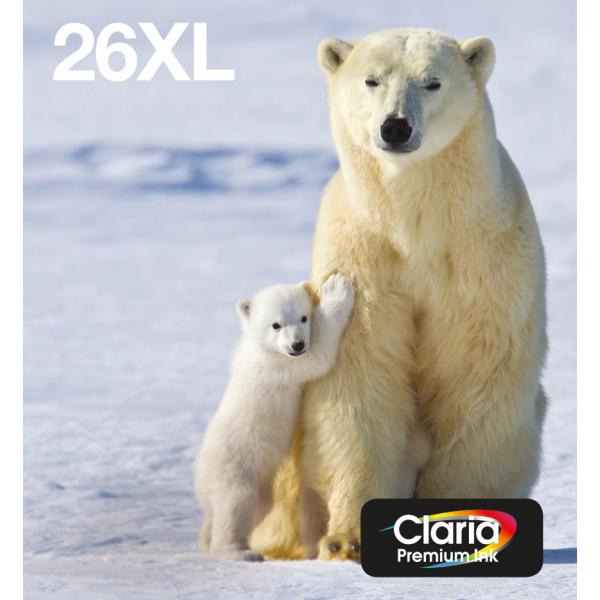 Epson Polar bear Multipack 4 colori EasyMail Claria Premium Orso bianco 26XL (Epson Multipack 26XL EasyMail - 4 pakk)Epson8715946656694C13T26364511