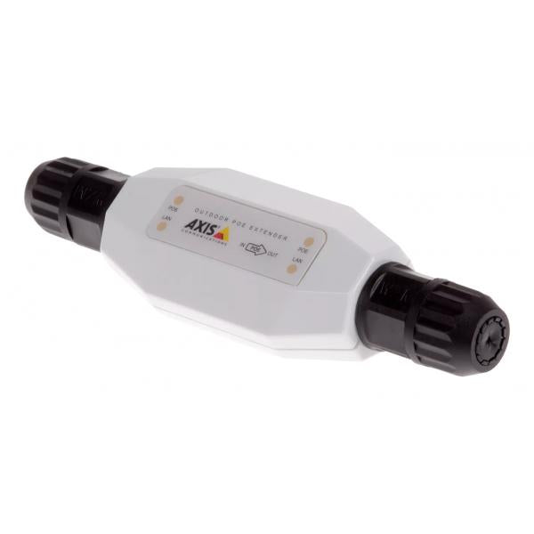 Axis 01148-001 adattatore PoE e iniettore (T8129-E OUTDOOR POE EXTENDER - 01148-001, 100 m, Black,White - Warranty: 60M)Axis733102106107101148-001