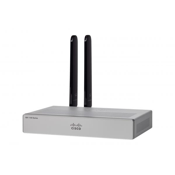 Cisco C1101-4PLTEP router wireless Gigabit Ethernet Grigio (ISR 1101 4P GE ETHERNET AND - TE SECURE ROUTER WITH PLUGGABLE)Cisco0889728131438C1101-4PLTEP