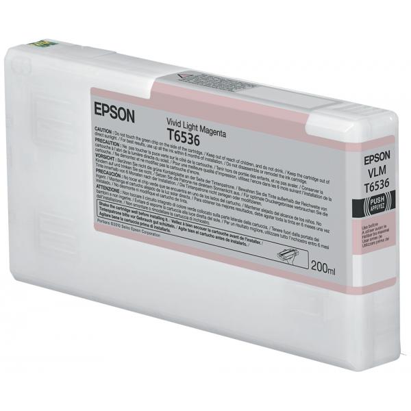 Epson Tanica Vivid Magenta-chiaro (T6536 VIVID LIGHT MAG INK CART-200ML)EpsonC13T653600