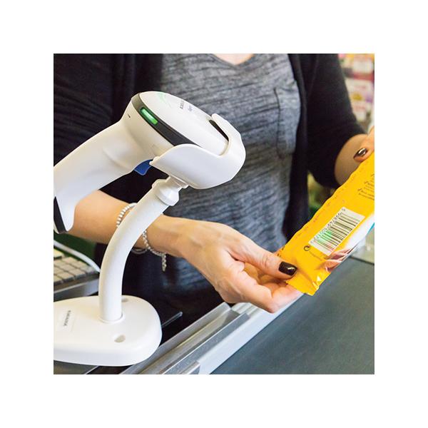 Datalogic Gryphon I GD4500 Lettore di codici a barre portatile 1D/2D Bianco (GRYPHON I GD4590 2D MPIXEL IMG - USB/RS232/WEDGE MI WT IN)DatalogicGD4590-WH