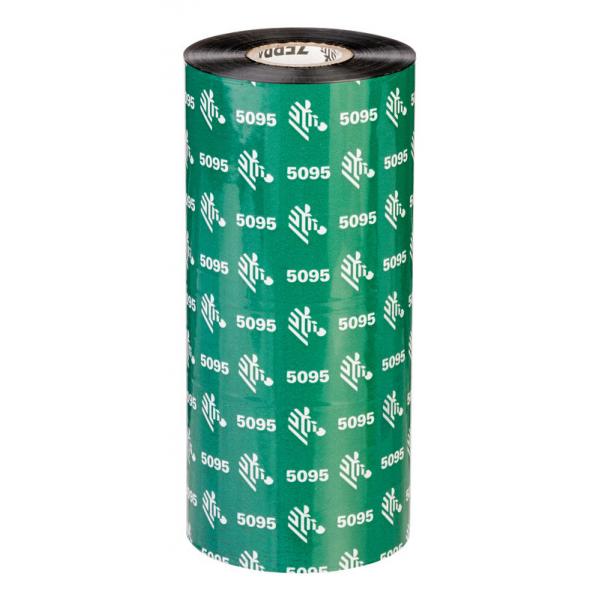 Zebra 5095 HighPerformance Resin nastro termico 450 m Nero (RIBBON 5095 RESIN 110MM - 450 METERS C-25MM BOX OF 6)Zebra05095BK11045