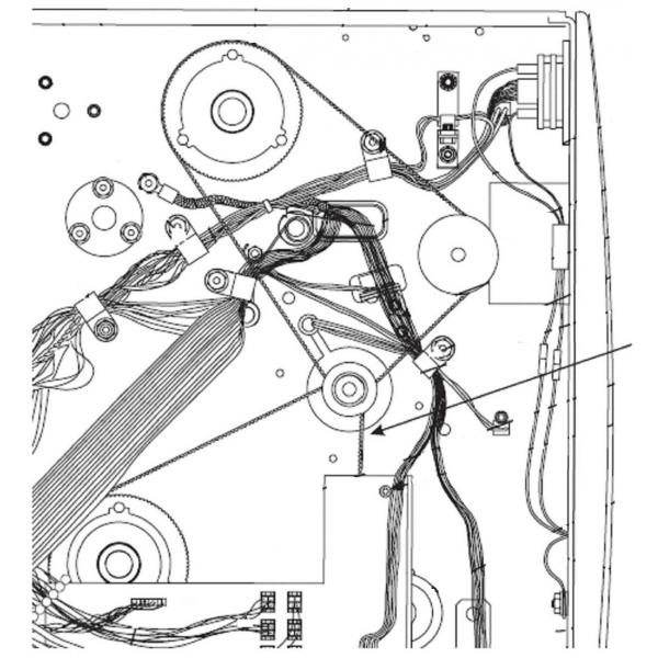 Zebra 45189-2 cinghia stampante (BELT REWIND 255T .080P CNDTV - .)Zebra45189-2