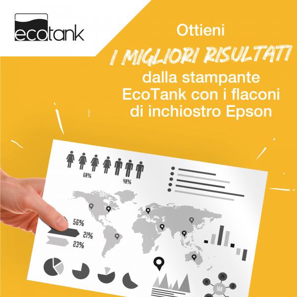 Epson Flacone di inchiostro a pigmenti nero EcoTank 111 (ECOTANK ET-MX1XX SERIE - BLACK BOTTLE XL)EpsonC13T03M140