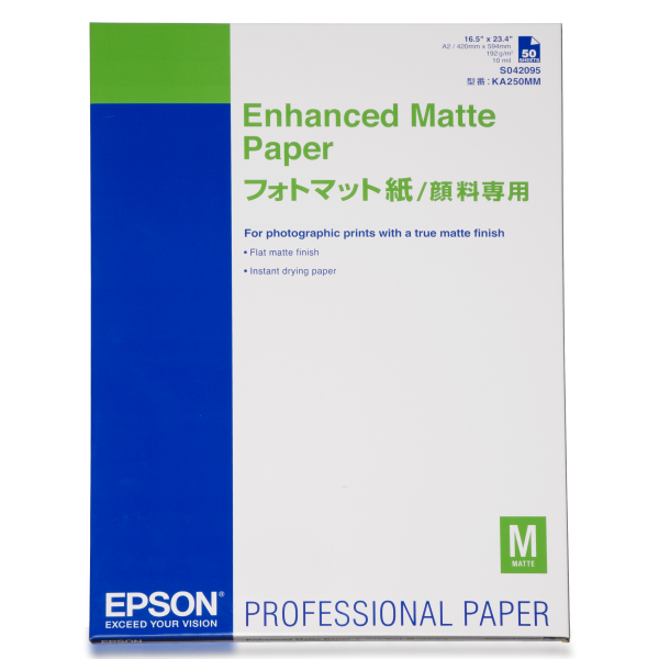Epson Enhanced Matte Paper (ENCHANCED MATTE PAPER A3+ 100SH)EpsonC13S041719