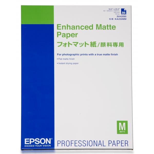Epson Enhanced Matte Paper (ENHANCED MATTE PAPER-A2 50S-192)EpsonC13S042095