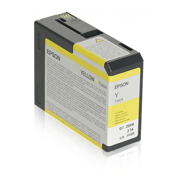 Epson Tanica Giallo (Epson T5804 Yellow Ink Cartridge 80ml - C13T580400)EpsonC13T580400